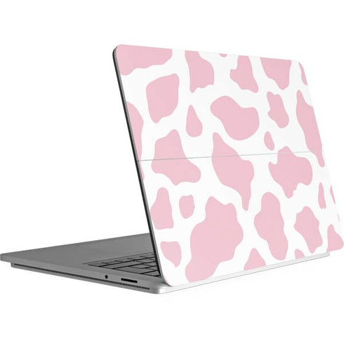 Pink Cow Print Surface Laptop Studio Skin